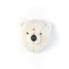 Wild & Soft - Trophée ours blanc Basile - Tête d'animal