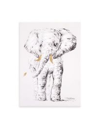 Childhome - Peinture Elephant - 30x40 cm - Pour La Pépinière