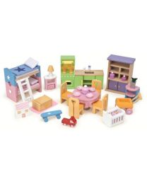 Le Toy Van - Premier Set d'Ameublement - Pour la maison de poupée