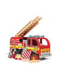 Le Toy Van - Camion de Pompiers - Ensemble de jeu en bois