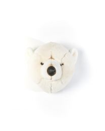 Wild & Soft - Trophée ours blanc Basile - Tête d'animal