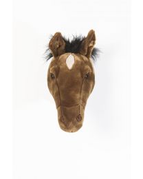 Wild & Soft - Trophée cheval brun foncé Scarlett - Tête d'animal